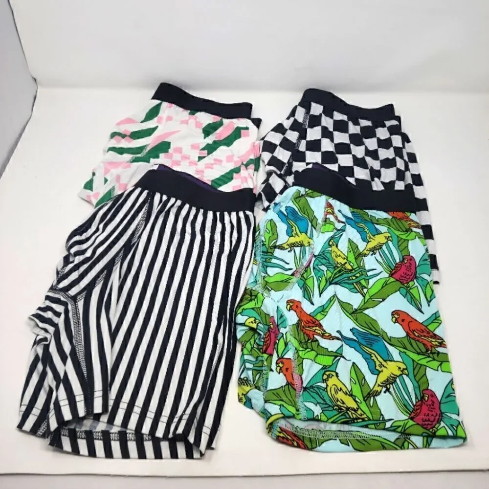 NEW MeUndies Lot of 4 Boxer Briefs/trunks Underwear Mens Size Medium